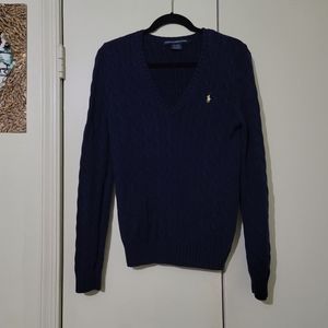 Ralph Lauren Sport Cable Knit Crew Sweater